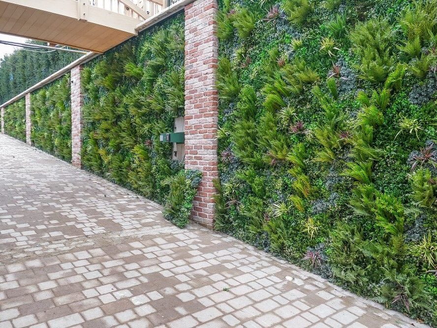 Vistafolia Artificial Living Wall Installation Antwerp Belgium Min