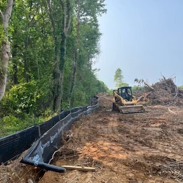 Gr Industrial Development Lander Charlotte Double Row Reinforced Silt Fence Large