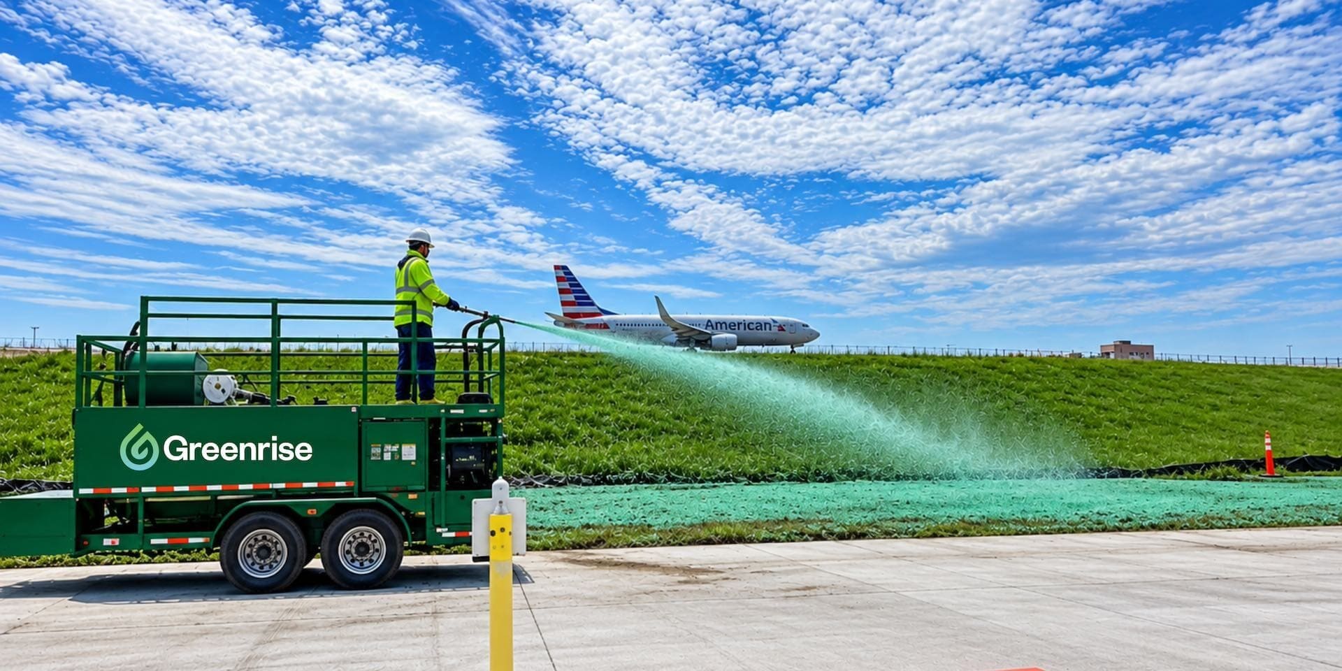 Airplane and Hydroseeding
